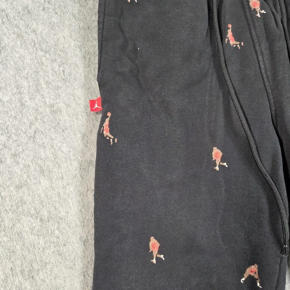 Jordan Sweatpants Mens XS Black Basketball Player Fleece Joggers DH3519-010